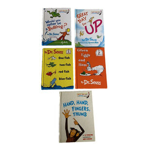 Dr. Seuss Books Lot of 5 Bright and Early Hardcover Books For Beginning Readers